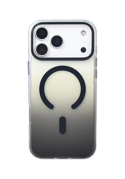 Apple iPhone Uyumlu 17 Pro Max Kılıf Renk Geçişli Magsafe Kamera Yükseltili Silikon Pazarplus Turuncu