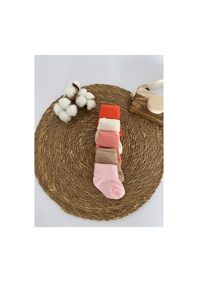 Glory Baby Organik Pamuklu Unisex 5'li Premium Yenidoğan Bebek Çorabi - Kutulu Beyaz-kahve-pembe-turuncu-somon Beyaz-kahve-pembe-turuncu-somon Glory Baby Organik Pamuklu Unisex 5'li Premium Yenidoğan Bebek Çorabi - Kutulu Beyaz-kahve-pembe-turuncu-somon Beyaz-kahve-pembe-turuncu-somon