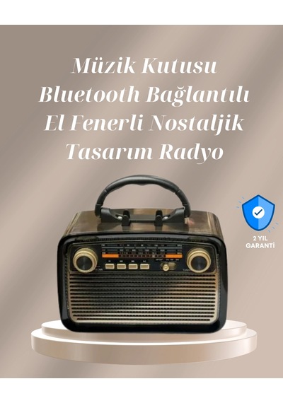 Bluetooth Bağlantılı Taşınabilir Hoparlör - Fm/am Radyo Özellikli, Şarj Edilebilir Batarya, 1 Kg