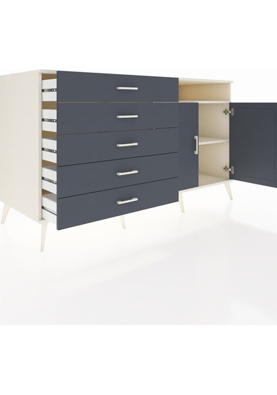 Kronos Konsol 2 Raflı 5 Çekmeceli 2 Kapaklı 176x59x99 Aytaşı-antr Aytaşı-antrasit Kronos Konsol 2 Raflı 5 Çekmeceli 2 Kapaklı 176x59x99 Aytaşı-antr Aytaşı-antrasit