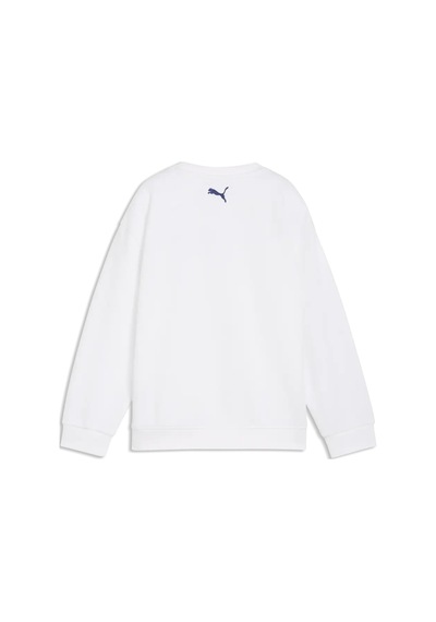 Puma Sporty Cats Relaxed Crew Ps Puma White Unisex Beyaz Sweatshirt