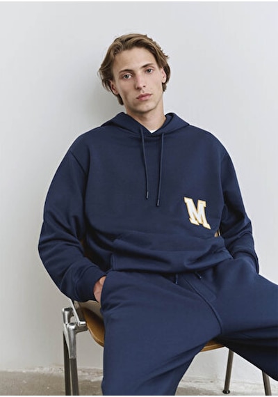 Mavi Academy Kapüşonlu Lacivert Erkek Sweatshirt M0s10375-89353 Lacivert