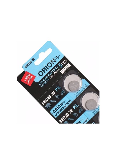 Orion Cr1220 3v Lityum Düğme Pil 5'li Kart Paket