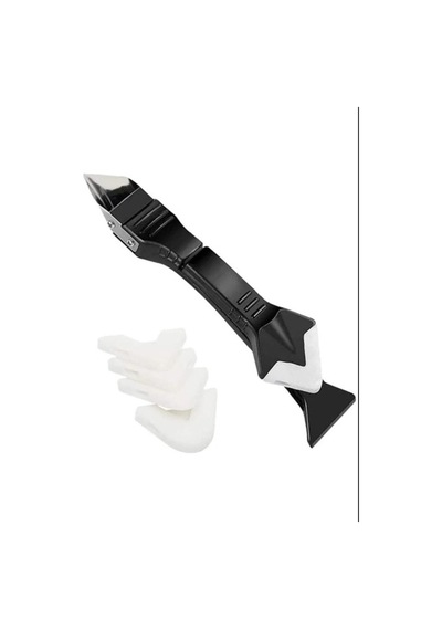 Çok Özellikli Silikon Spatula,derz Kazıyıcı Boya Temizleme Bıçağı - Drz-189 Beyaz