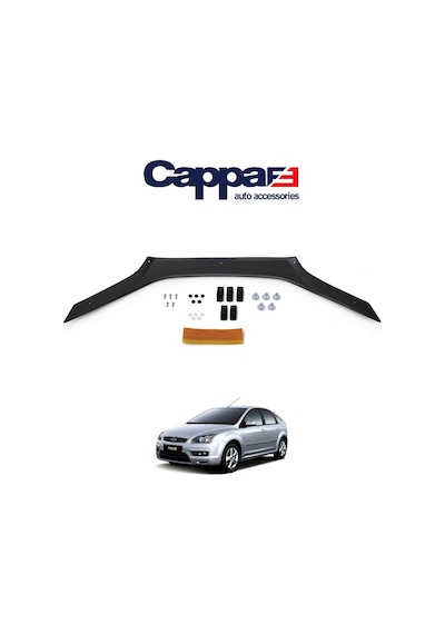 Cappafe Ford Focus Ön Kaput Koruyucu Rüzgarlık 4Mm Abs 2005-08