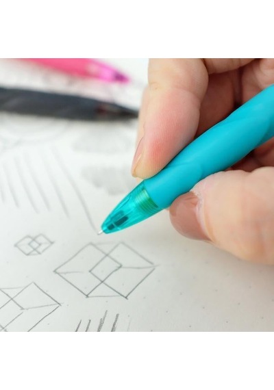 Pentel Qe427 Q-erase 0.7 Mm Mekanik Uçlu Kalem - Green/turquoise Yeşil
