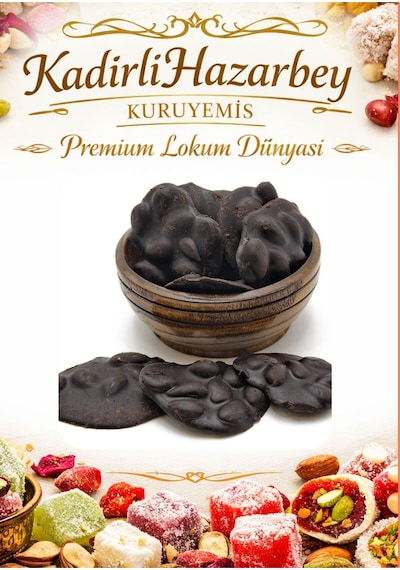 Kadirlihazarbey Bitter Çikolata Bademli 150 Gr