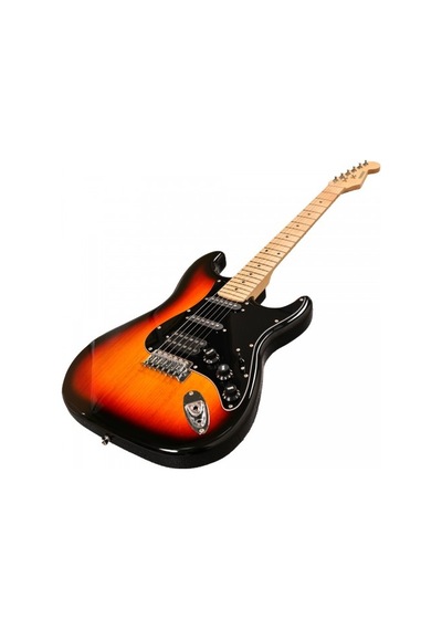 Madison Meg-3ts Elektro Gitar Sunburst Strat Tipi Klasik Rock Gitarı