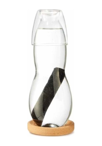 Black Blum 800 Ml Cam Karaf, Kömür Filtreli, Doğal Mantar Altlıklı Sürahiler