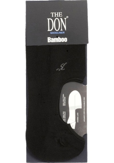 The Don Siyah Renk Bambu Çetik Erkek Çorap