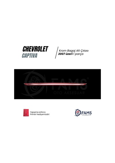 Chevrolet Captiva Krom Alt Bagaj Çıtası 2007 Üzeri P. Çelik