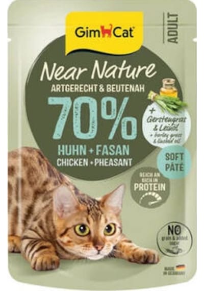 Near Nature Ezme Tavuklu Ve Sülün Etli Pouch Yetişkin Kedi Konservesi 85 Gr