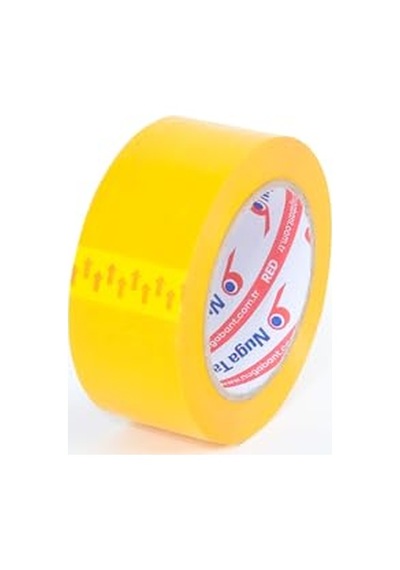 45 Mm X 100 Mt Sarı Koli Bandı 6 Adet