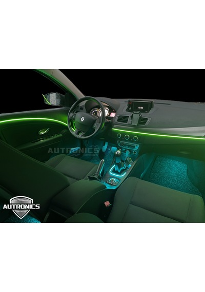 Araç İçi Ambiyans Led Seti Rgb 64 Renk Bluetooth Destekli Müzik Duyarlı Evrensel İç Ortam Aydınlatma Komple Set 1 Adet
