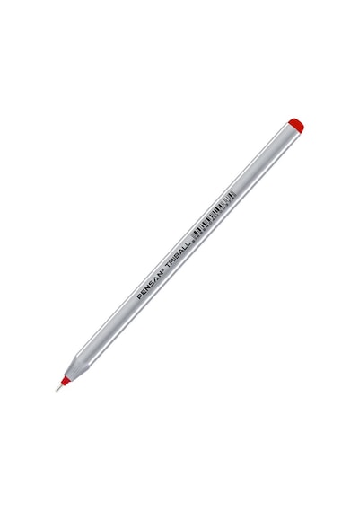 Pensan Tükenmez Kalem Triball 1.0 Mm Bilye Uç Kırmızı 12 Li 1003 Çok Renkli