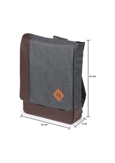 Strong 15.6 Inch Laptop Bölmeli Sırt Çantası, Okul Ve Seyahat Çan Füme (490565497)