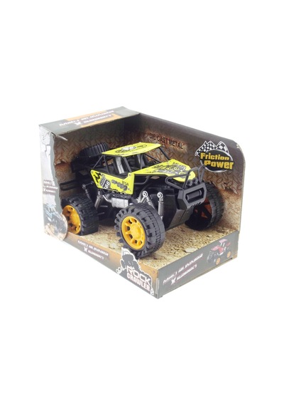 Rock Crawler Metal Büyük Sürtmeli Arazi Aracı Sarı