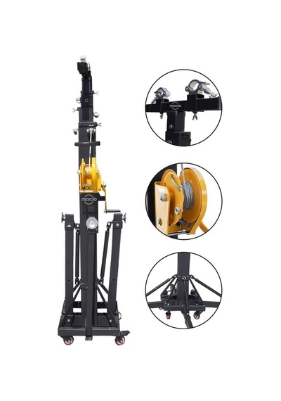 Marcio Wl-5540 Profesyonel Work Lift Sahne Ayağı Truss Lifti 400 Kg 5.5 Metre