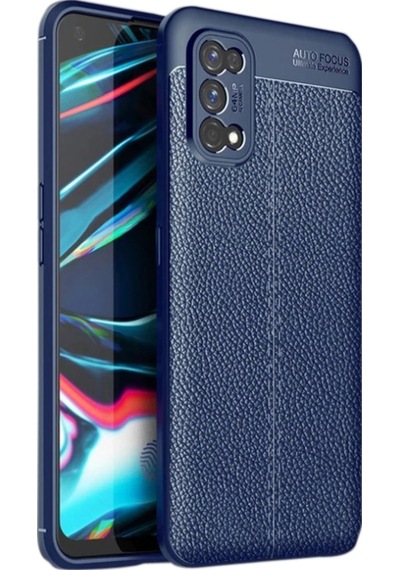Oppo Realme 7 Pro Kılıf Niss Silikon Deri Görünümlü