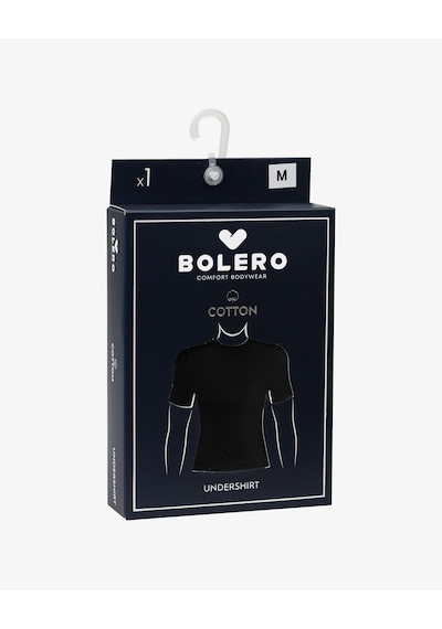 Bolero Erkek Penye Fanila Pamuk T-shirt Siyah M94