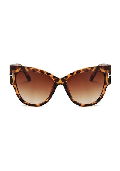 Striped Vintage & Retro Güneş Gözlüğü Leopar