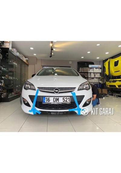 Opel Astra Makyajlı 2012-2020 Custom Ön Ek Plastik Boyasız