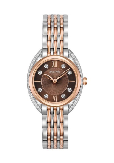 Bulova Kadın Kol Saati 98r230 Bordo