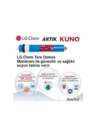 Sulook Su Arıtma Sistemi Lg Membran 80 Gpd