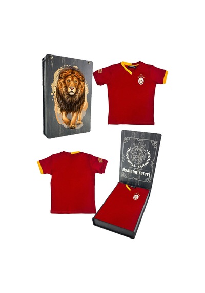 Galatasaray Lisanslı 5 Yıldızlı Kırmızı Basic Çocuk T-shirt Gs Aslan Baskılı Hediyelik Ahşap Kutulu KIrmızı Galatasaray Lisanslı 5 Yıldızlı Kırmızı Basic Çocuk T-shirt Gs Aslan Baskılı Hediyelik Ahşap Kutulu KIrmızı