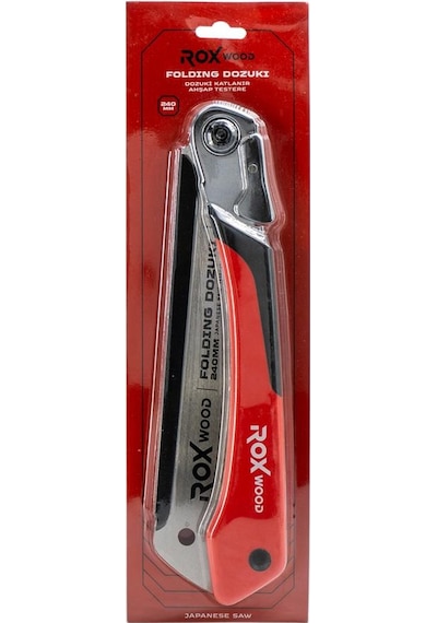 Rox Wood 0328 Dozuki Katlanır Mini Ahşap Testere 240 Mm