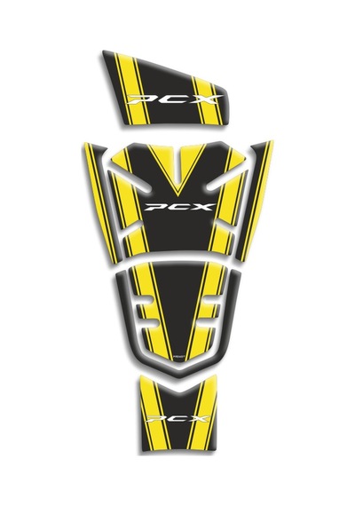 Motosıklet Kaplama Honda Pcx 2021/2024 Tank Pad Set 7 Parça 009