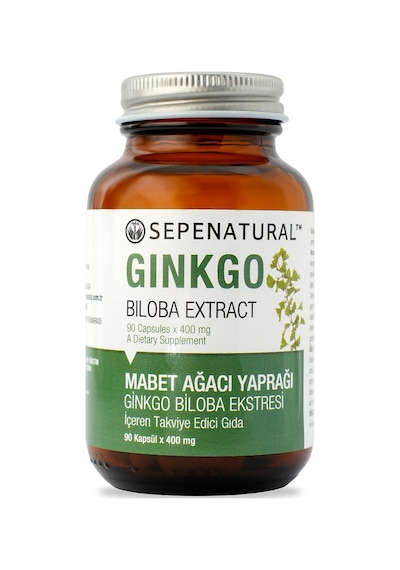 Sepe Natural Ginkgo Biloba Mabet Ağacı Ekstresi Full Potency 90 Kapsül x 400 MG