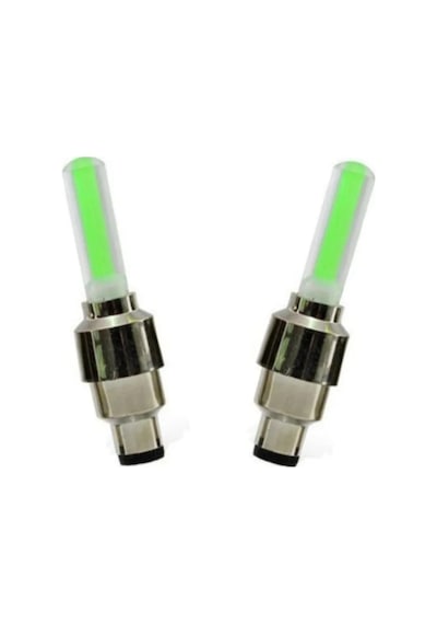 Işıklı Sibop Kapağı Yeşil Renk 1 Çift Led Işıklı Sibop Kapağı