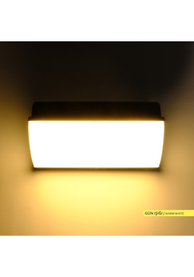 ACK 30W LED Duvar Armatürü 3000K Günışığı Dekoratif Dış Mekan Bah Diğer