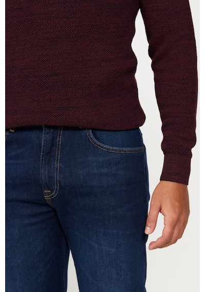 Lee Austin Regular Tapered Fit Yüksek Bel Esnek Jean Kot Pantolon L733AADB Lacivert