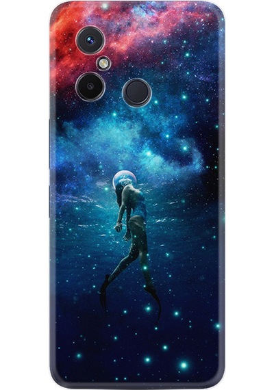 Xiaomi Redmi 12C Kılıf Resimli Desenli Silikon Platinium Series Deep Woman 1844