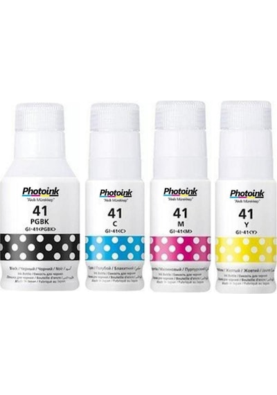 Photoink Canon G3420 4 Renk Mürekkep 135 Ml - 70 Ml Gı-41