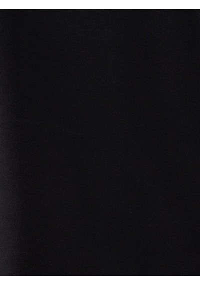 Loose Long Crop Kadın Tshirt K.kol Siyah