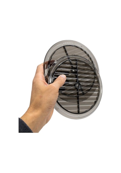 6488 Doğalgaz Cam Menfezi 180 Mm - Füme