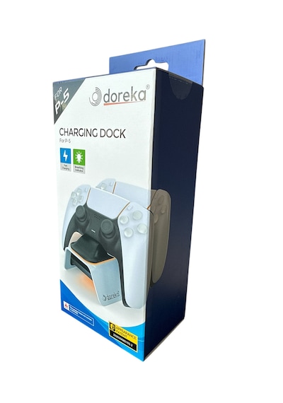 Doreka Ps5 Dualsense Şarj İstasyonu Playstation 5 Uyumlu Charging Station - Tp5-0521e Beyaz