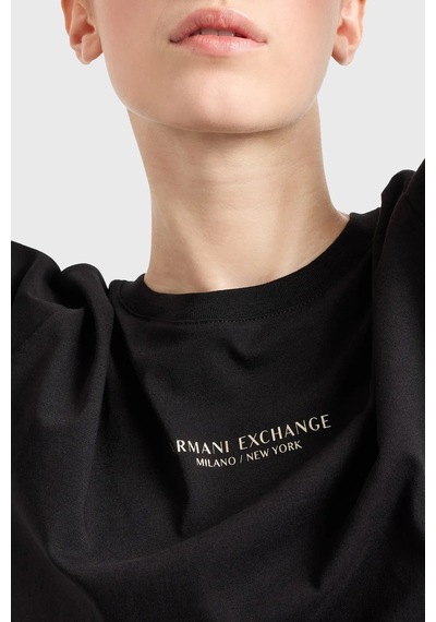 Armani Exchange Kadın Elbise 8nyacf Yjg3z 52ak Siyah-gold Siyah - Altın