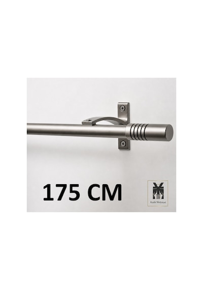 İnox Füme Alüminyum Tek Kanallı Rustik - Dekoratif Rustik İnox175cm - 891566114 İnox175cm