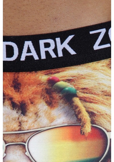 Darkzone Rastalı Aslan Desenli 3D Erkek Boxer - Dzn1081