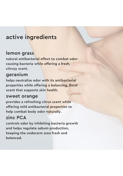 Lemony-grass Deo Roll-on, Organik Ve Vegan Sertifikalı, 50 Ml