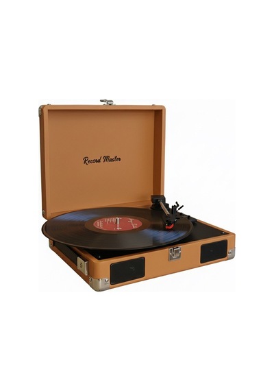 Record Master Rm-311 Kahverengi Renkli Pikap - Tüm Plaklar İle Uy