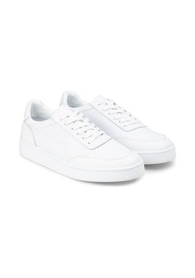 Deery Erkek Hakiki Deri Beyaz Sneaker Ayakkabı - 04406mbyze01