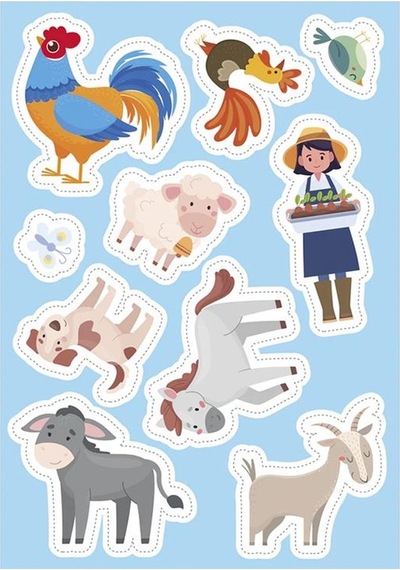 Sassi The Farm - Sticker And Activities