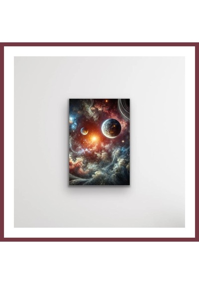 Storeşahin Gezegenler Kanvas Tablo 70x100cm Shn0720 Çok Renkli