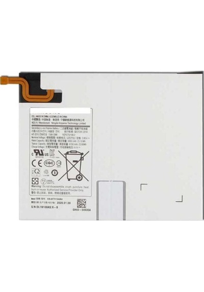 Samsung  Galaxy Tab A3 Xl Sm-t510 Uyumlu A Kalite Batarya Pil