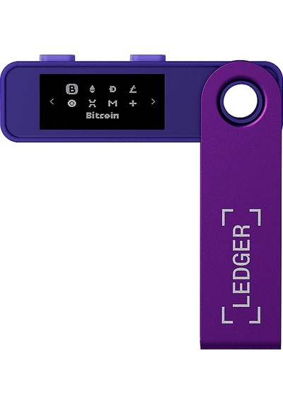 Ledger Nano S Plus Type-C 64 GB Kripto Cüzdan Mor